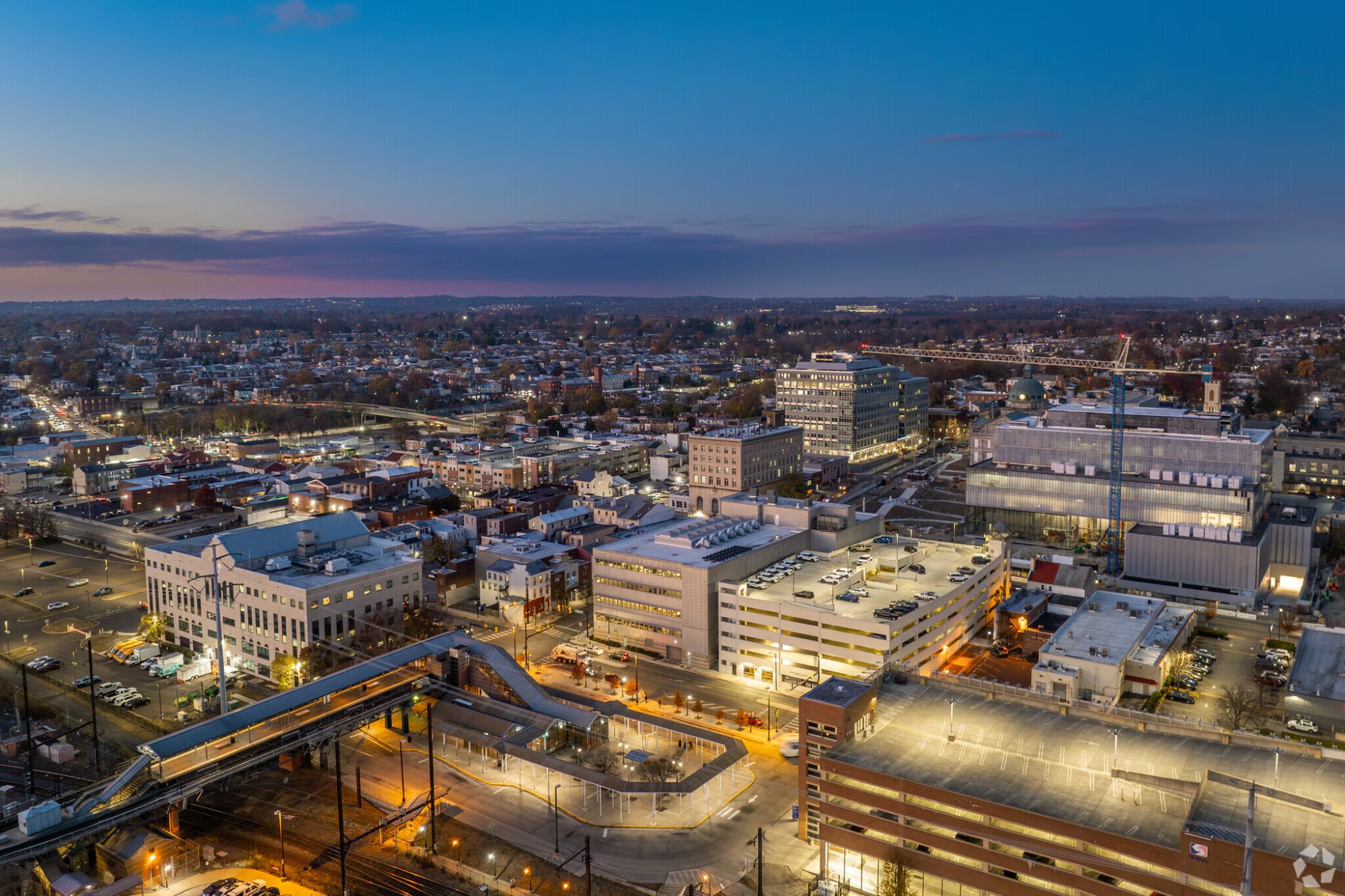 Aerial view Norristown PA
